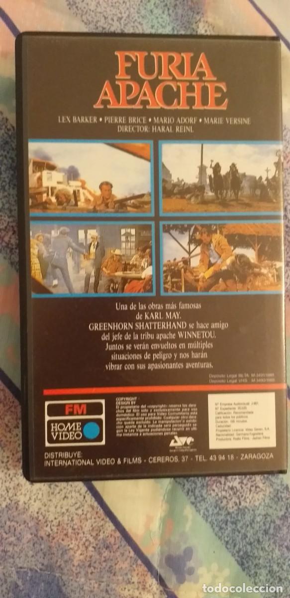 Cine: FURIA APACHE LEX BARKER VHS - Foto 2