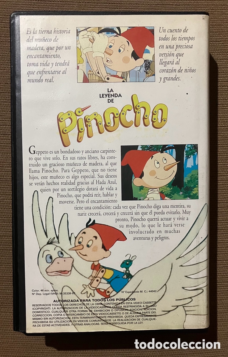 Cine: VHS PINOCHO - Foto 2