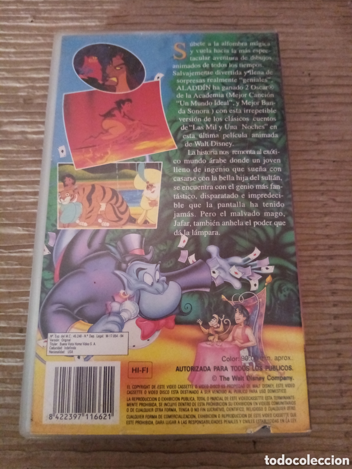 Cine: Aladdin. VHS - Foto 3