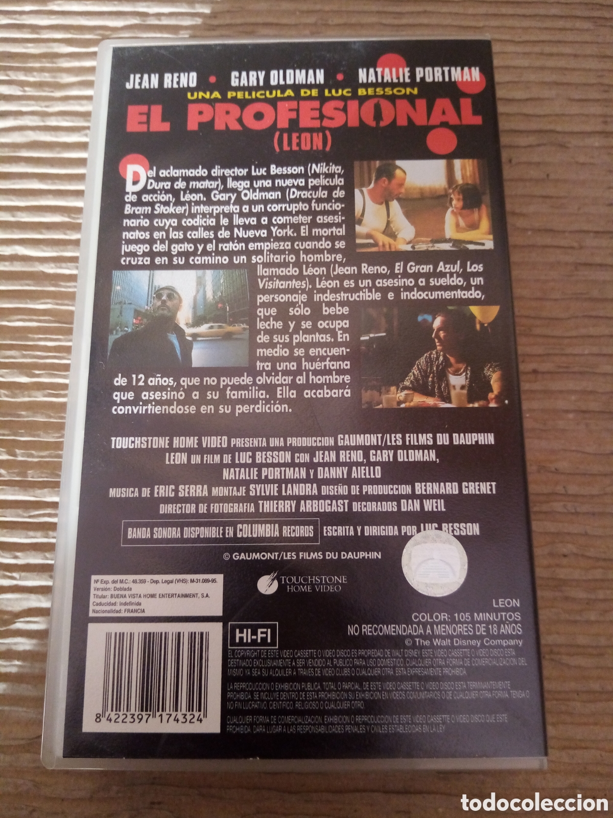 Cine: El profesional (Le&oacute;n). VHS - Foto 3