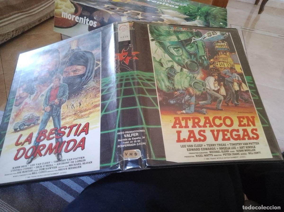 Cinema: Atraco en las vegas y la bestia dormida 2,vhs,edici&oacute;n especial,grande