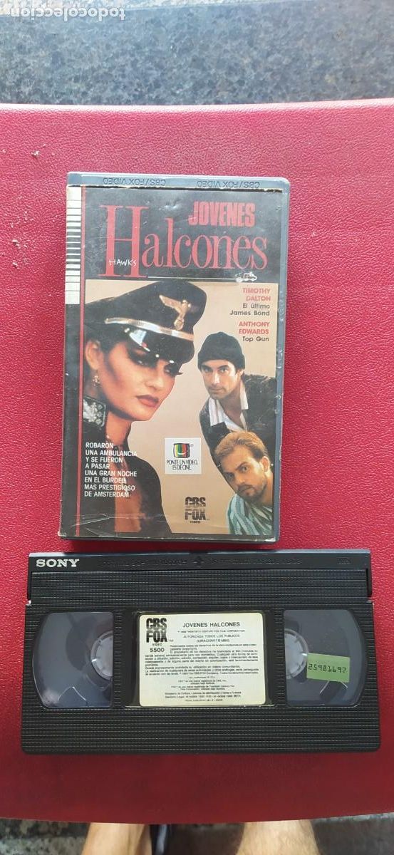 Cine: VHS- J&Oacute;VENES HALCONES. CBE - Foto 1