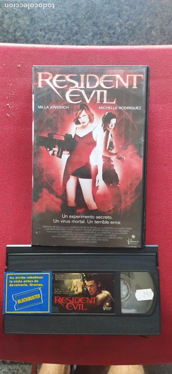 Cine: VHS-RESIDENT EVIL. FILMAX - Foto 1