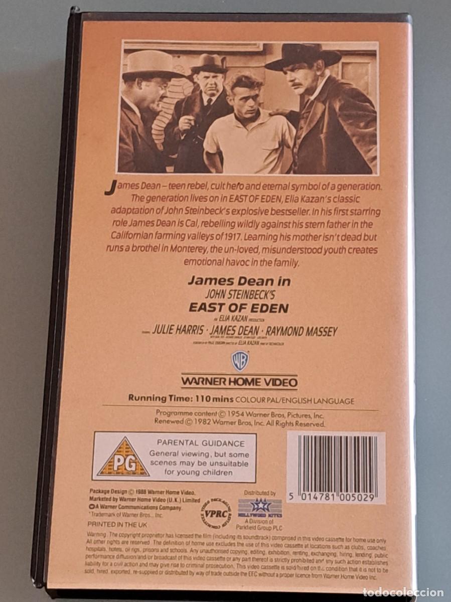 Cine: Video original Al Este del Eden, VHS - Foto 2