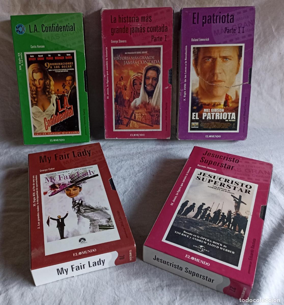 Cine: Lote 5 pel&iacute;culas VHS en espa&ntilde;ol