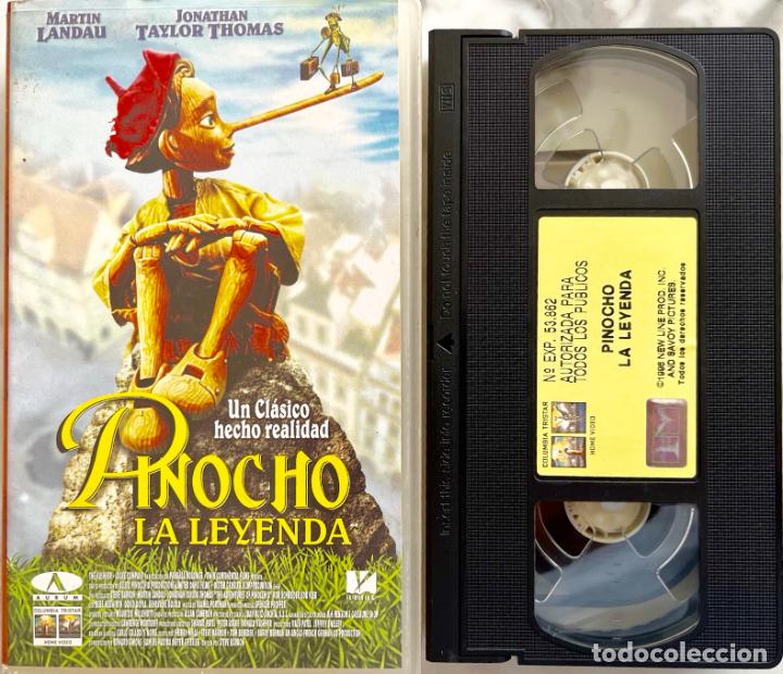 Cine: PINOCHO LA LEYENDA. MARTIN LANDAU. JONATHAN TAYLOR THOMAS. VHS