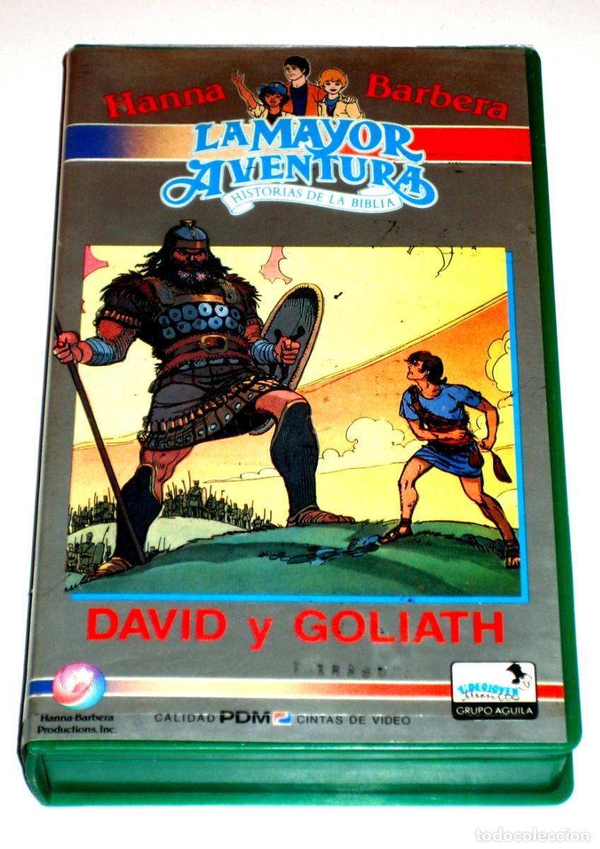 Cine: La Mayor Aventura Historias de la Biblia : David y Goliath (1986) - Hanna/Barbera Ray Patterson VHS