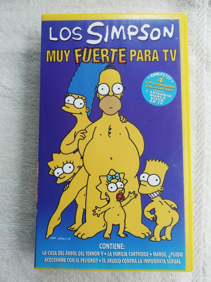 película vhs los simpson muy fuerte para la tv - Compra venta en  todocoleccion