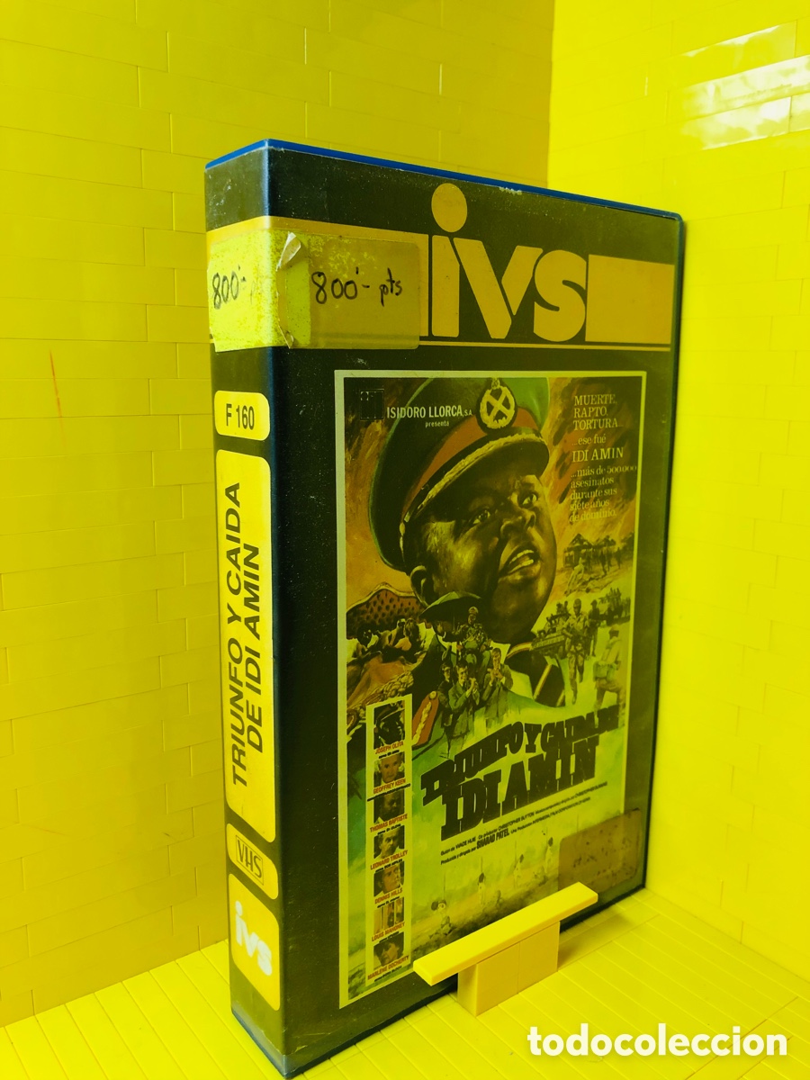 Cine: ANTIGUA CINTA VHS ● TRIUNFO Y CAIDA DE IDI AMIN ● ISIDORO LLORCA