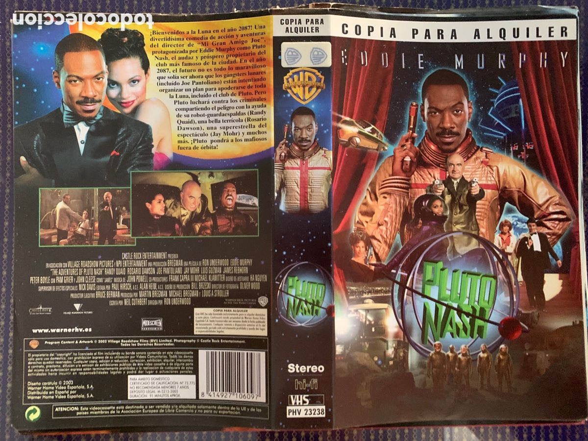 Cine: Pluto Nash (Solo car&aacute;tula original VHS)