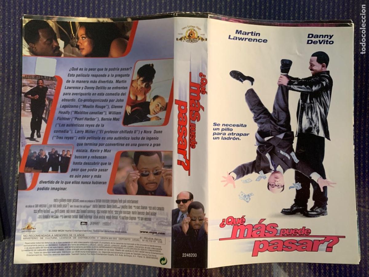 Cine: Que m&aacute;s puede pasar? (Solo car&aacute;tula original VHS)