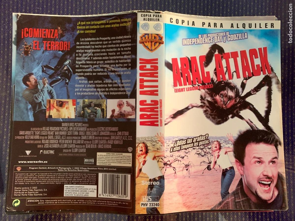 Cinema: Arac Attack (Solo car&aacute;tula original VHS)