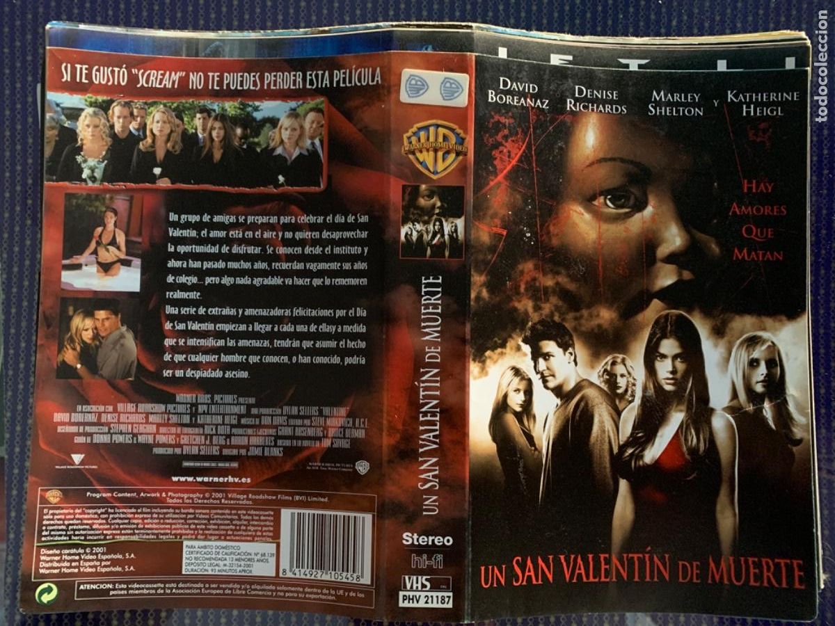 Cine: Un San Valentine de muerte (Solo car&aacute;tula original VHS)