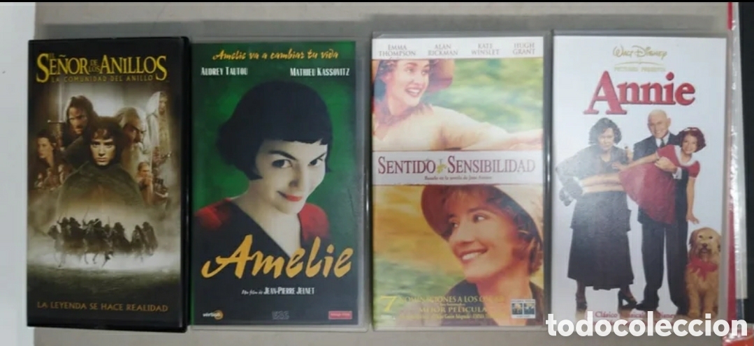 Cine: VHS Lote 4 pel&iacute;culas - Foto 2