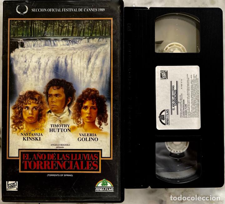 Cinema: EL A&Ntilde;O DE LAS LLUVIAS TORRENCIALES. JERZY SKOLIMOWSKI, NATASSIA KINKSKI, TIMOTYY HUTTON. VHS