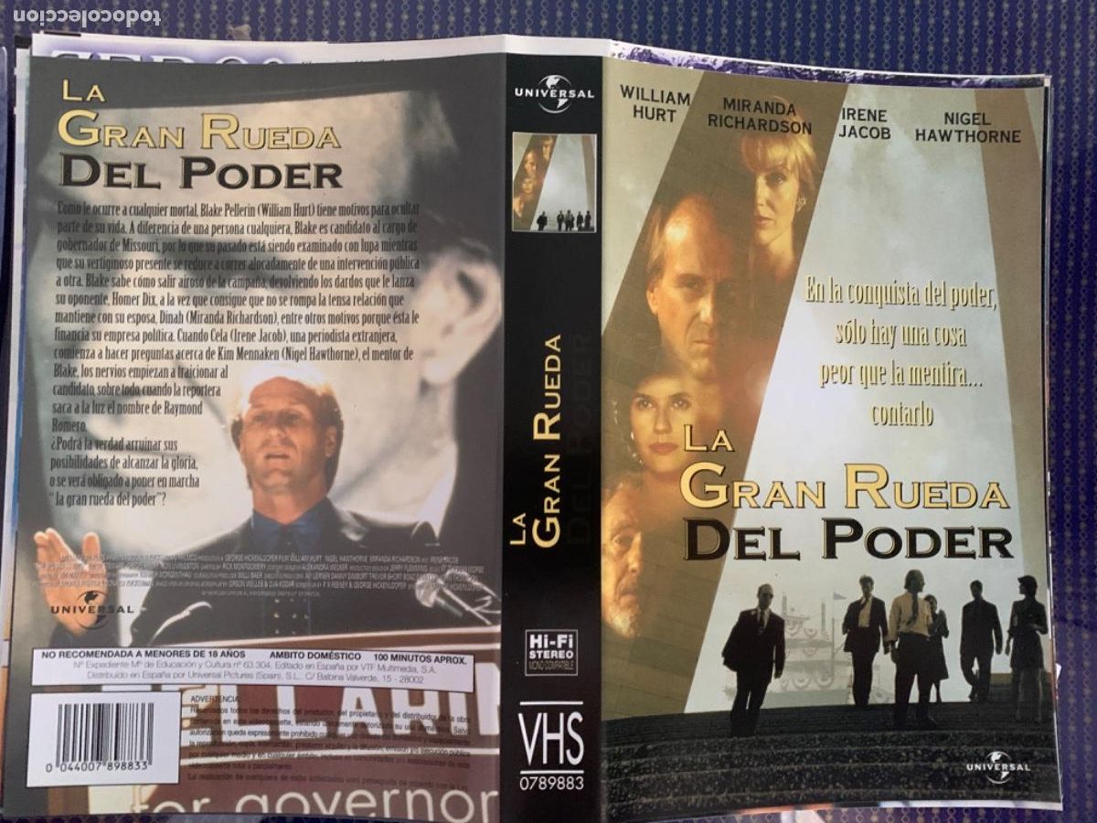 Cine: Gran rueda del poder (Solo car&aacute;tula original VHS)