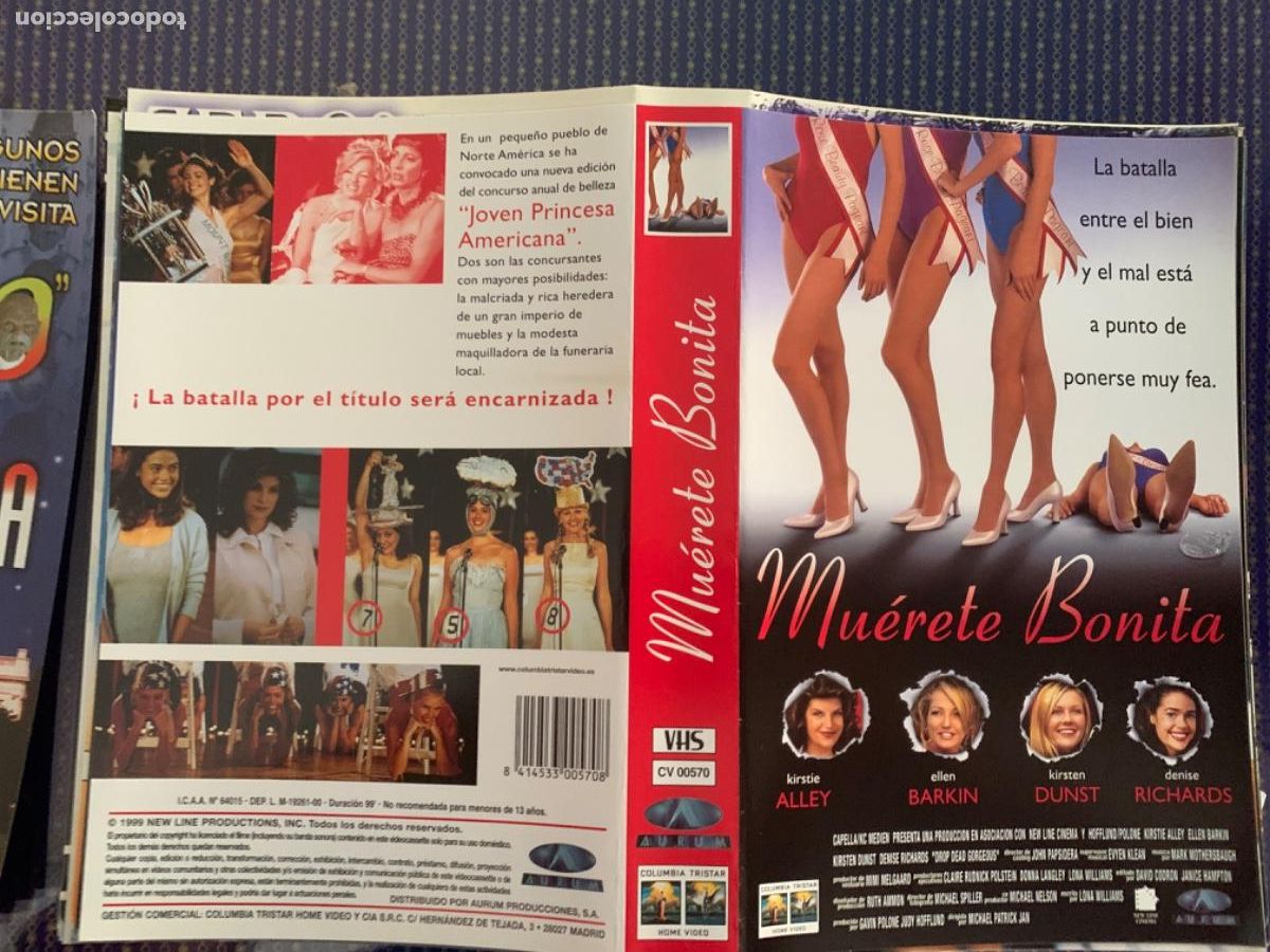 Cine: Mu&eacute;rete bonita (Solo car&aacute;tula original VHS)