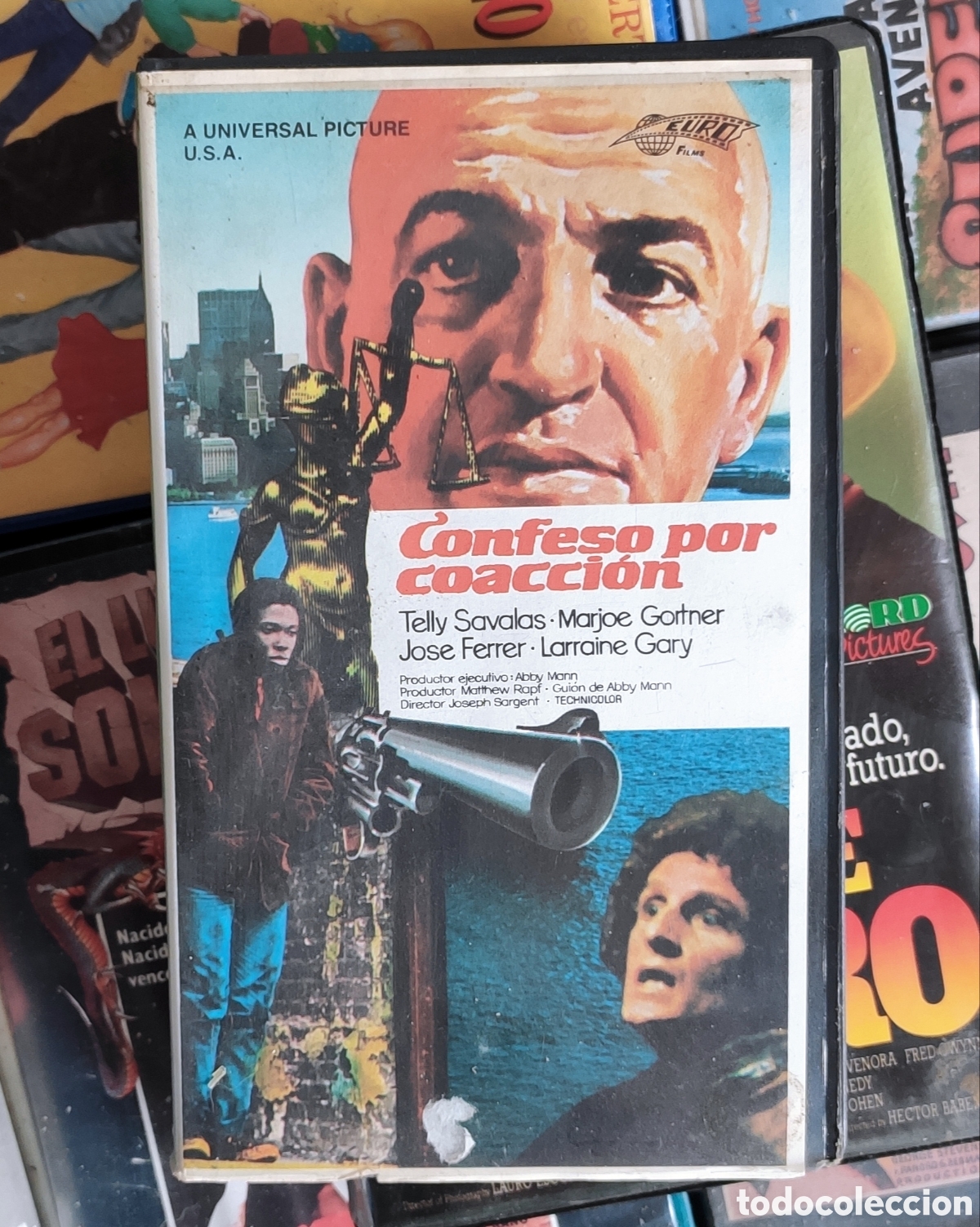 detective kojack: confeso por coacción • video - Comprar Filmes de cinema  VHS no todocoleccion