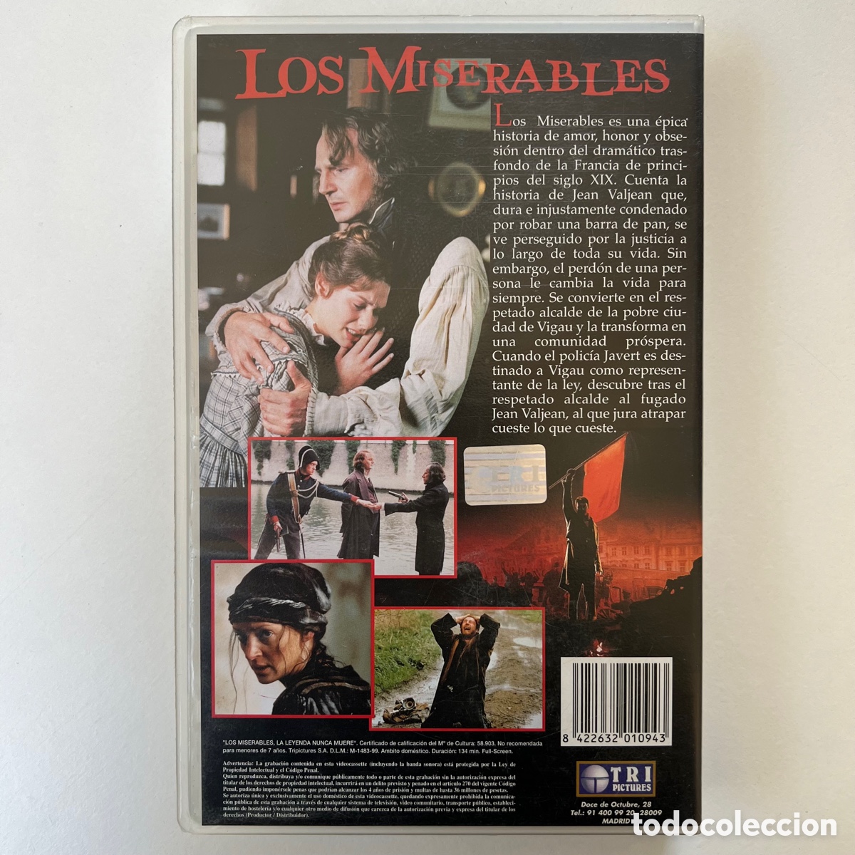 Cine: Los miserables vhs - Foto 3
