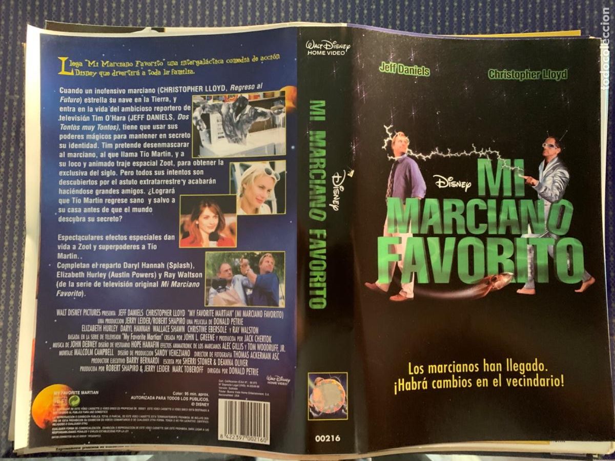 Cine: Mi marciano favorito (Solo car&aacute;tula original VHS)