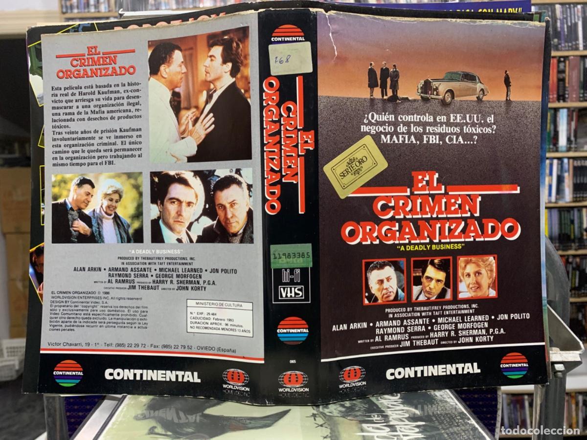 Cine: El Crimen organizado (Solo car&aacute;tula original VHS)