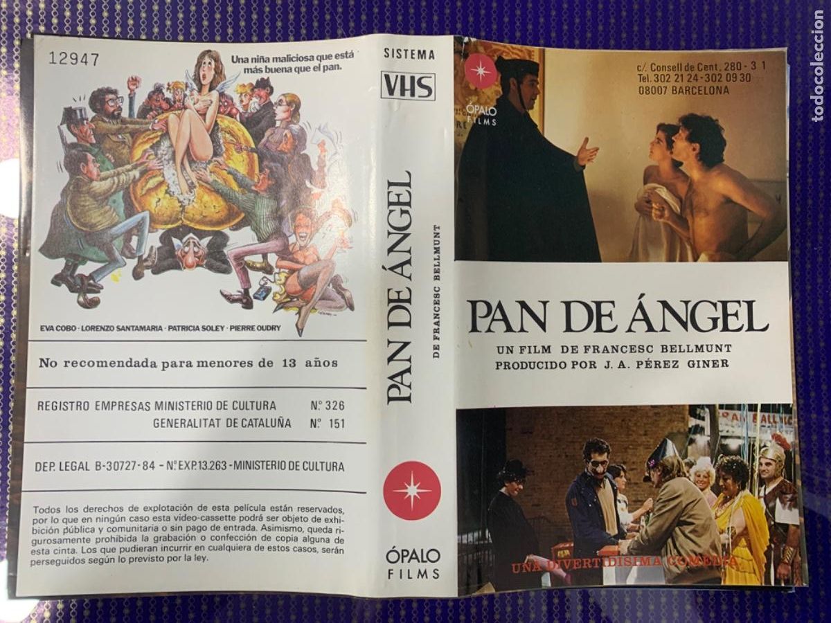Cinema: Pan de &Aacute;ngel (Solo car&aacute;tula original VHS)