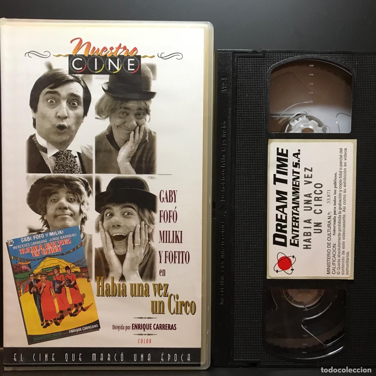 Cine: Enrique Carreras ● Hab&iacute;a una vez un circo (1972) ● VHS