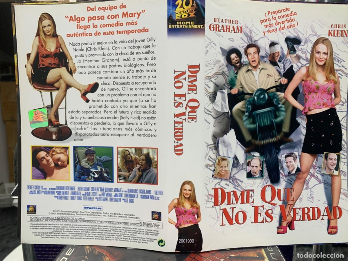 Cinema: Dime que no es verdad (Solo car&aacute;tula original VHS)