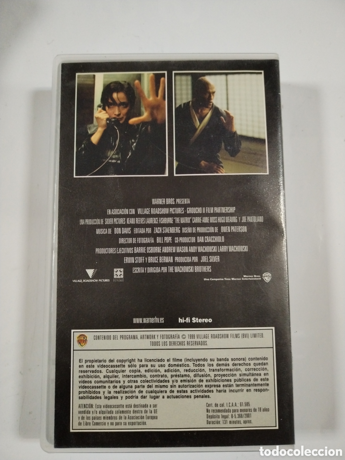 Cine: Matrix. Keanu Reeves. VHS** - Foto 2
