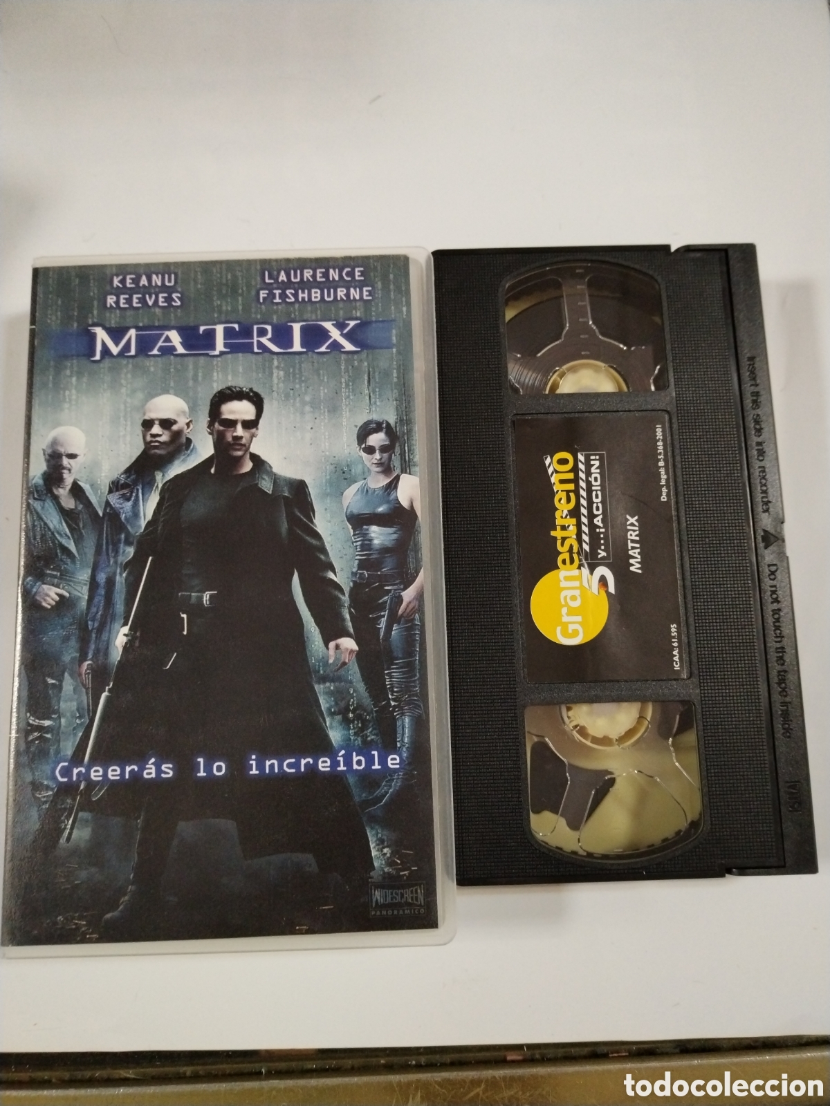 Cine: Matrix. Keanu Reeves. VHS** - Foto 1