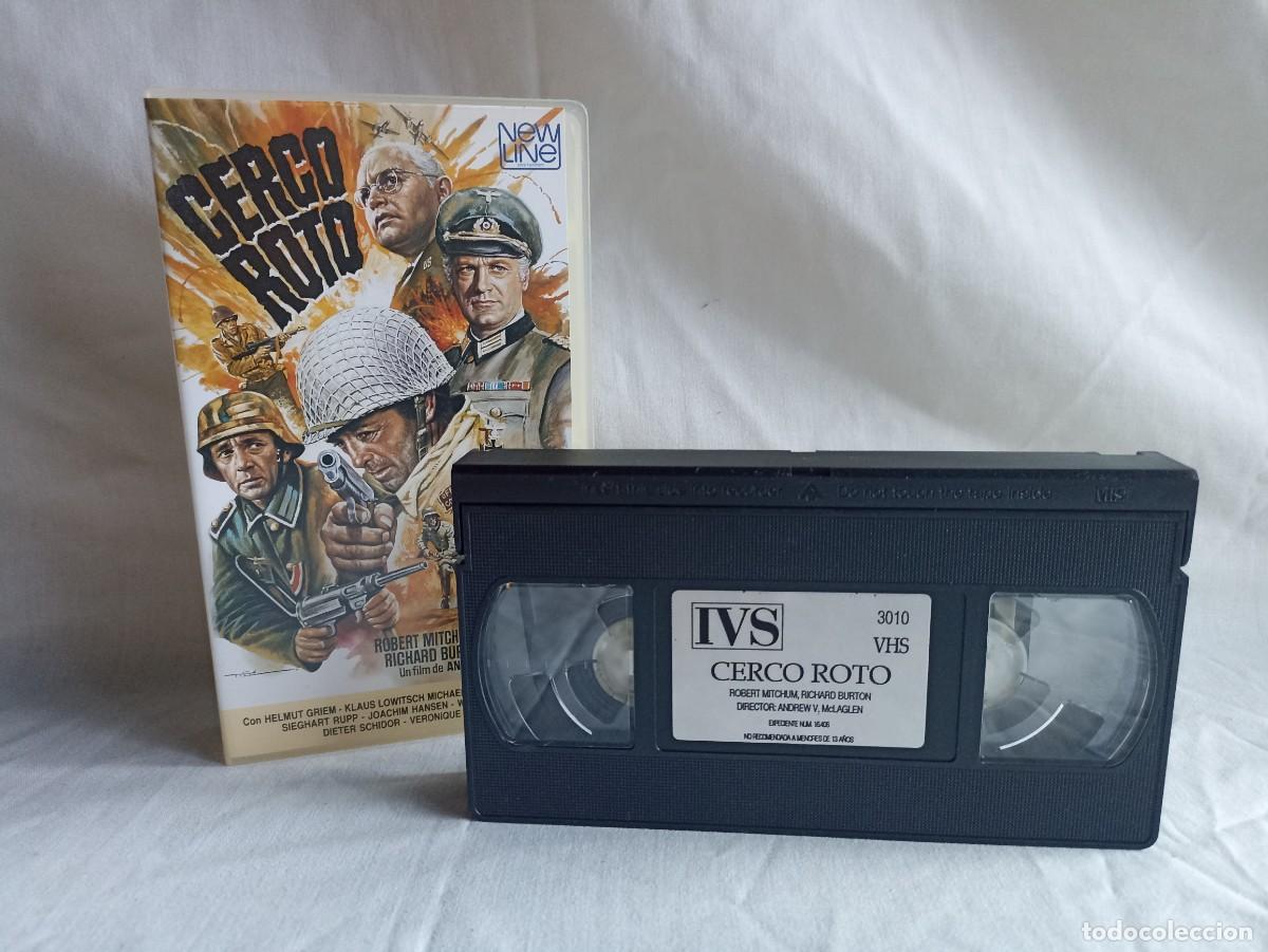 Cine: Cerco roto, pel&iacute;cula Vhs (III Reich Hitler- Nazi- Alemania) WWII de 1985