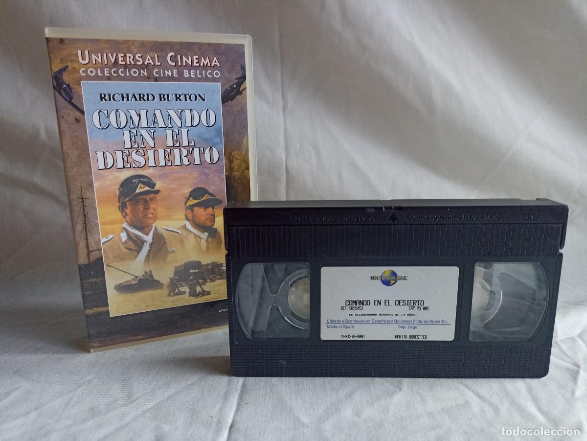 Kino: Comando en el desierto, pel&iacute;cula Vhs (III Reich Hitler- Nazi- Alemania) WWII del 2001