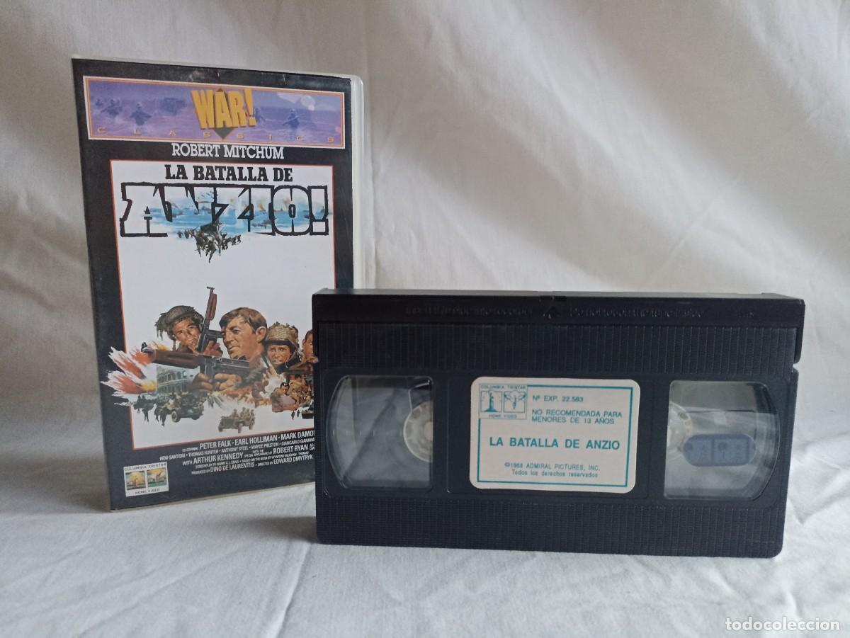 Cine: La batalla de Anzio, pel&iacute;cula Vhs (III Reich Hitler- Nazi- Alemania) WWII de 1990