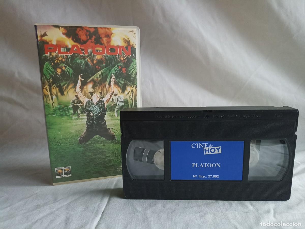 Cine: Platoon, pel&iacute;cula en vhs de 1990 - Foto 1