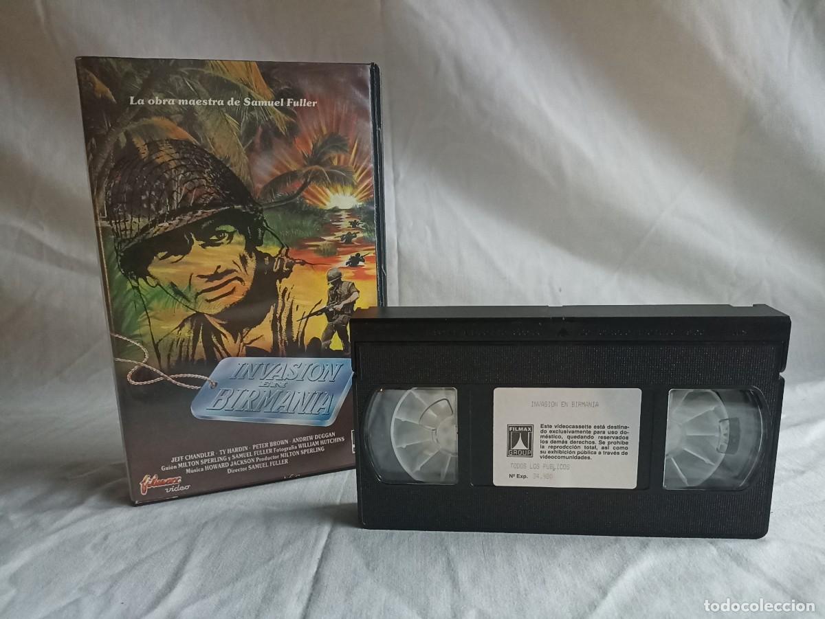 Cine: Invasi&oacute;n en Birmania, pel&iacute;cula en vhs de 1999