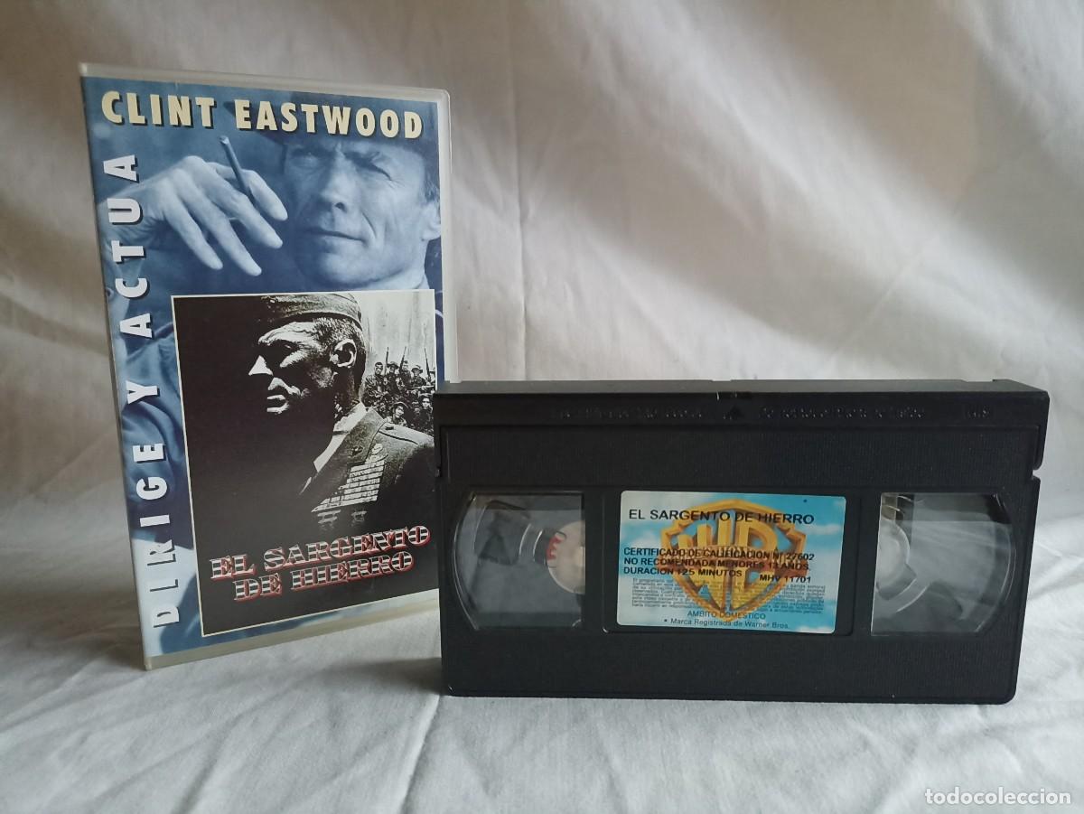 Cine: El sargento de hierro, pel&iacute;cula en vhs de 1996