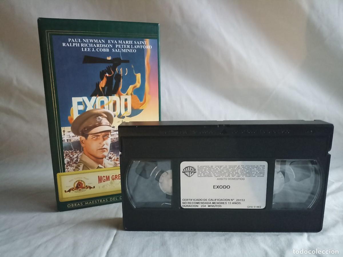 Cine: Exodo, pel&iacute;cula en vhs de 1998 - Foto 1