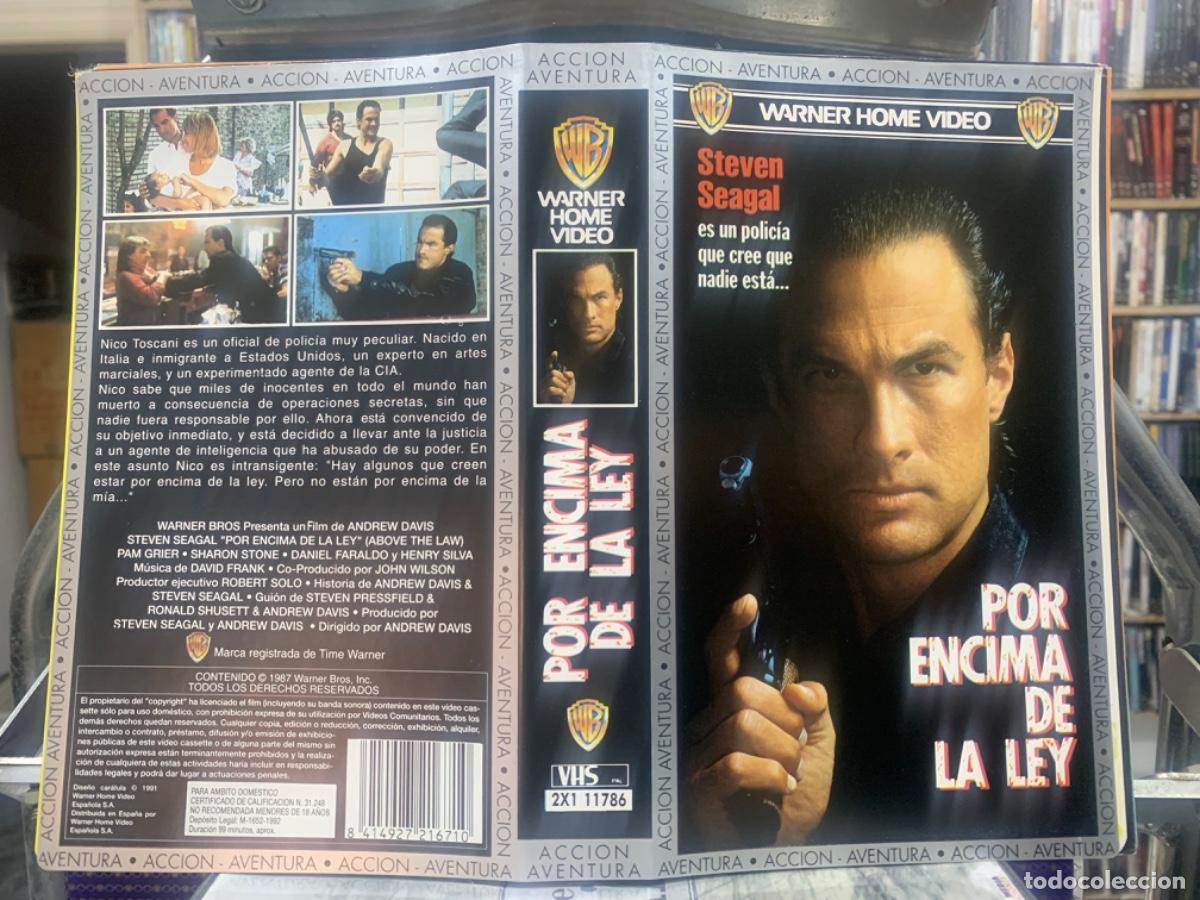 Cinema: Por encima de la ley (Solo caratula original VHS)