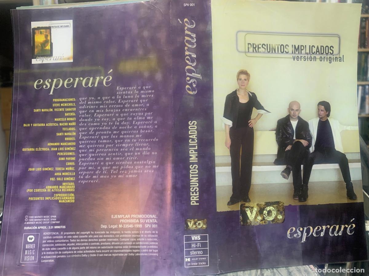 Cinema: Presuntos implicados Esperare (Solo caratula original VHS)