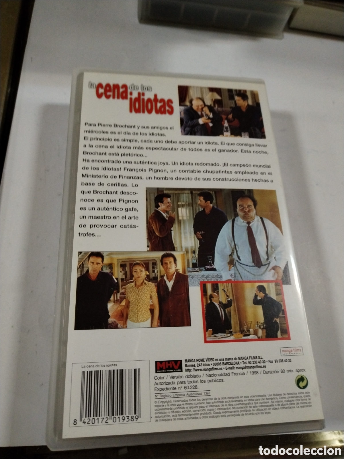 Cine: La cena de los idiotas. VHS - Foto 2