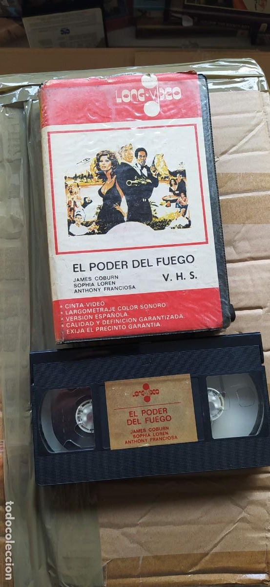 Cine: VHS- EL PODER DEL FUEGO. LONG V&Iacute;DEO - Foto 1