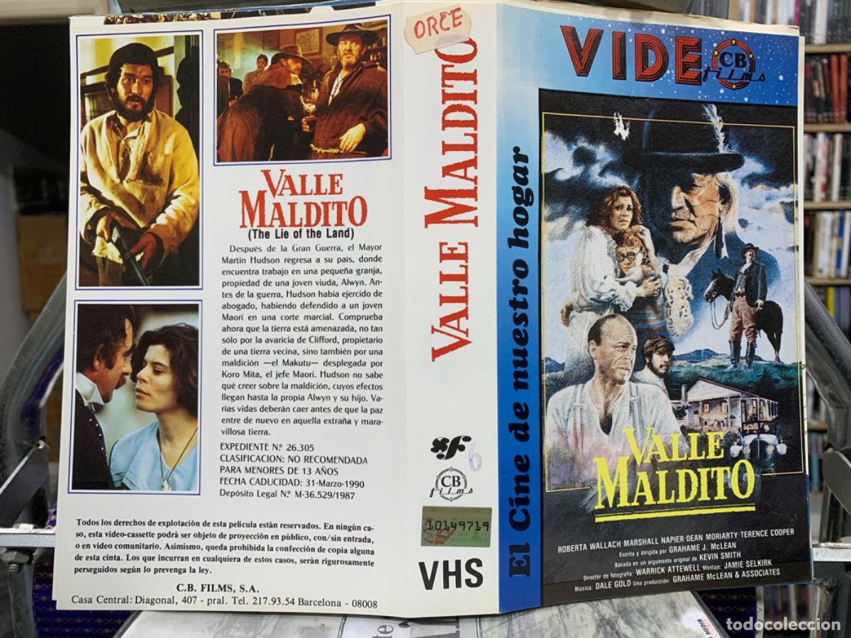Cinema: Valle Maldito (Solo caratula original VHS)