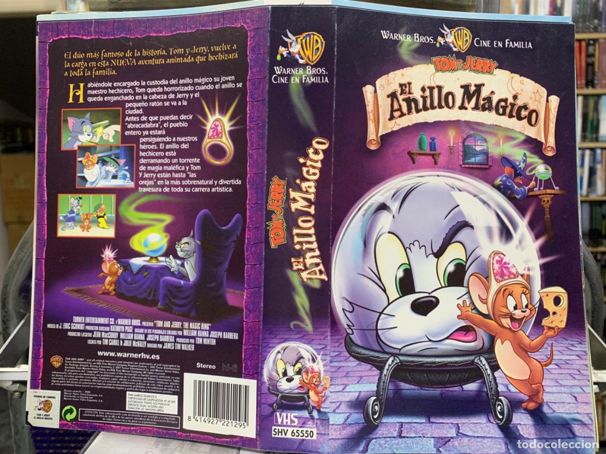 Cine: Tom y Jerry El anillo m&aacute;gico (Solo caratula original VHS)