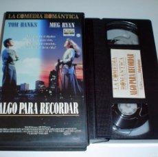 Cine: PELICULA VHS ALGO PARA RECORDAR: MEG RYAN - TOM HANKS