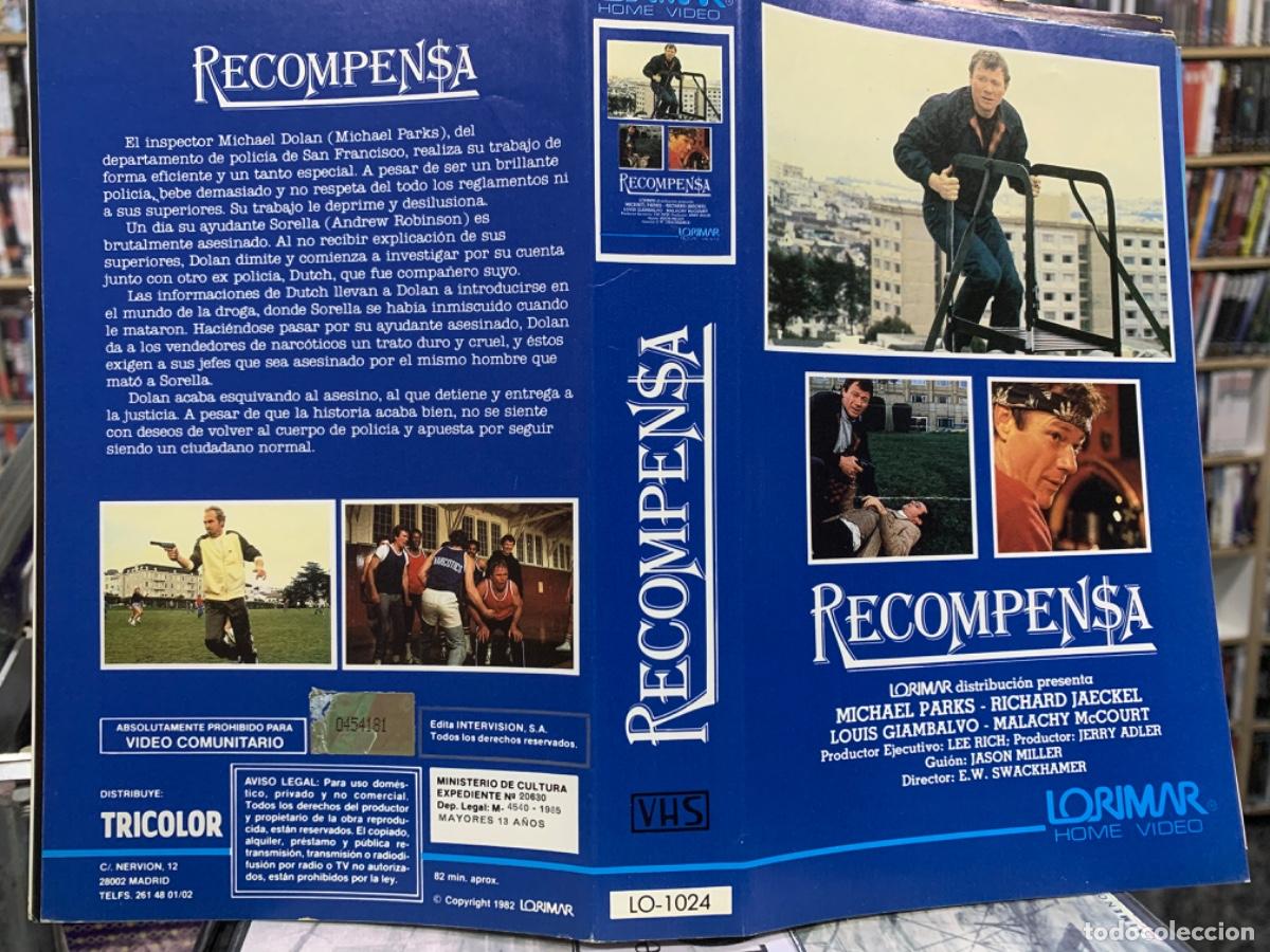 Cine: Recompensa (Solo caratula original VHS)