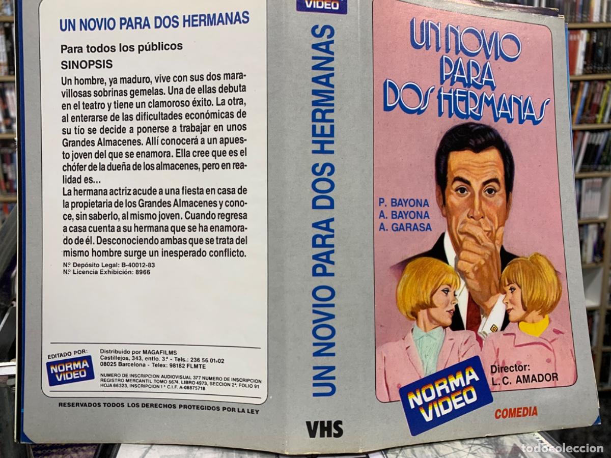 Cinema: Un novio para dos hermanas (Solo caratula original VHS)
