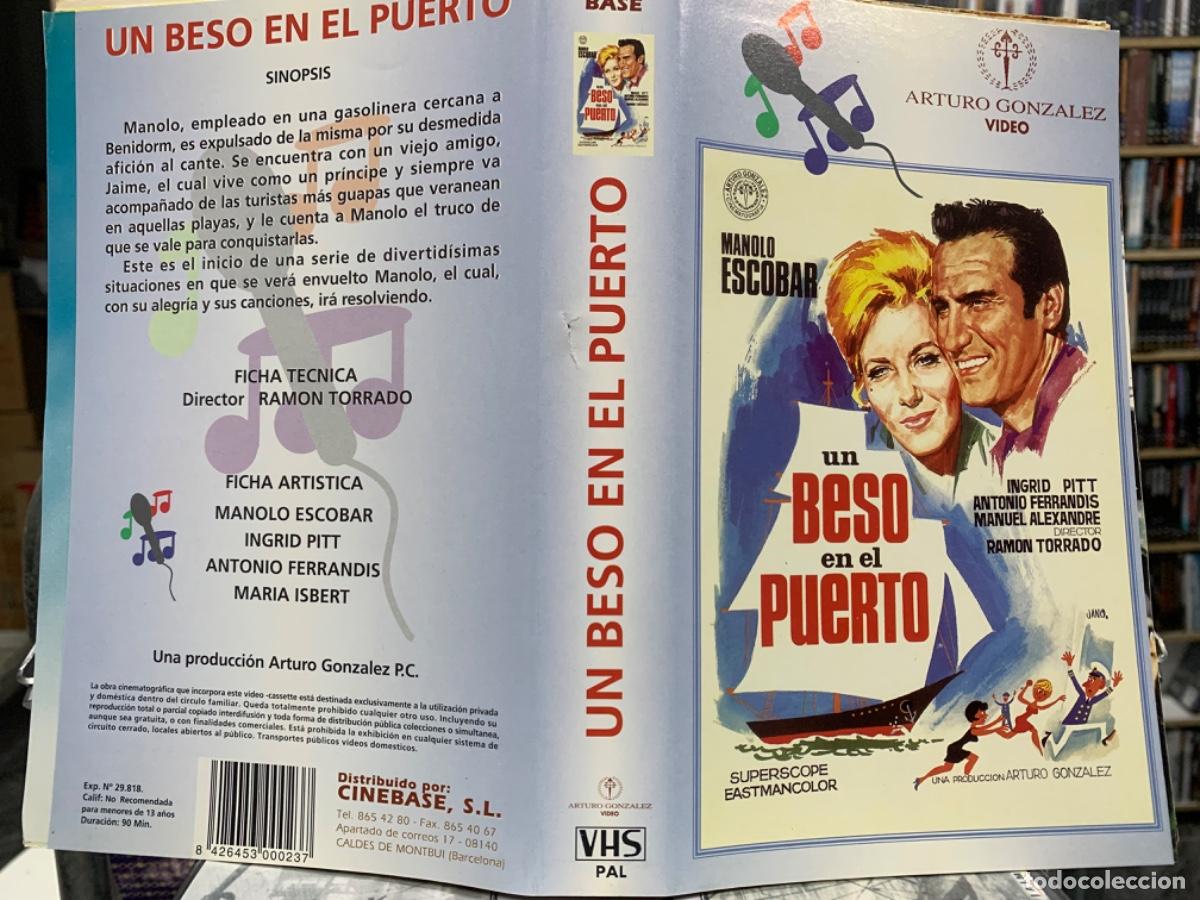 Cinema: Un beso en el puerto (Solo caratula original VHS)