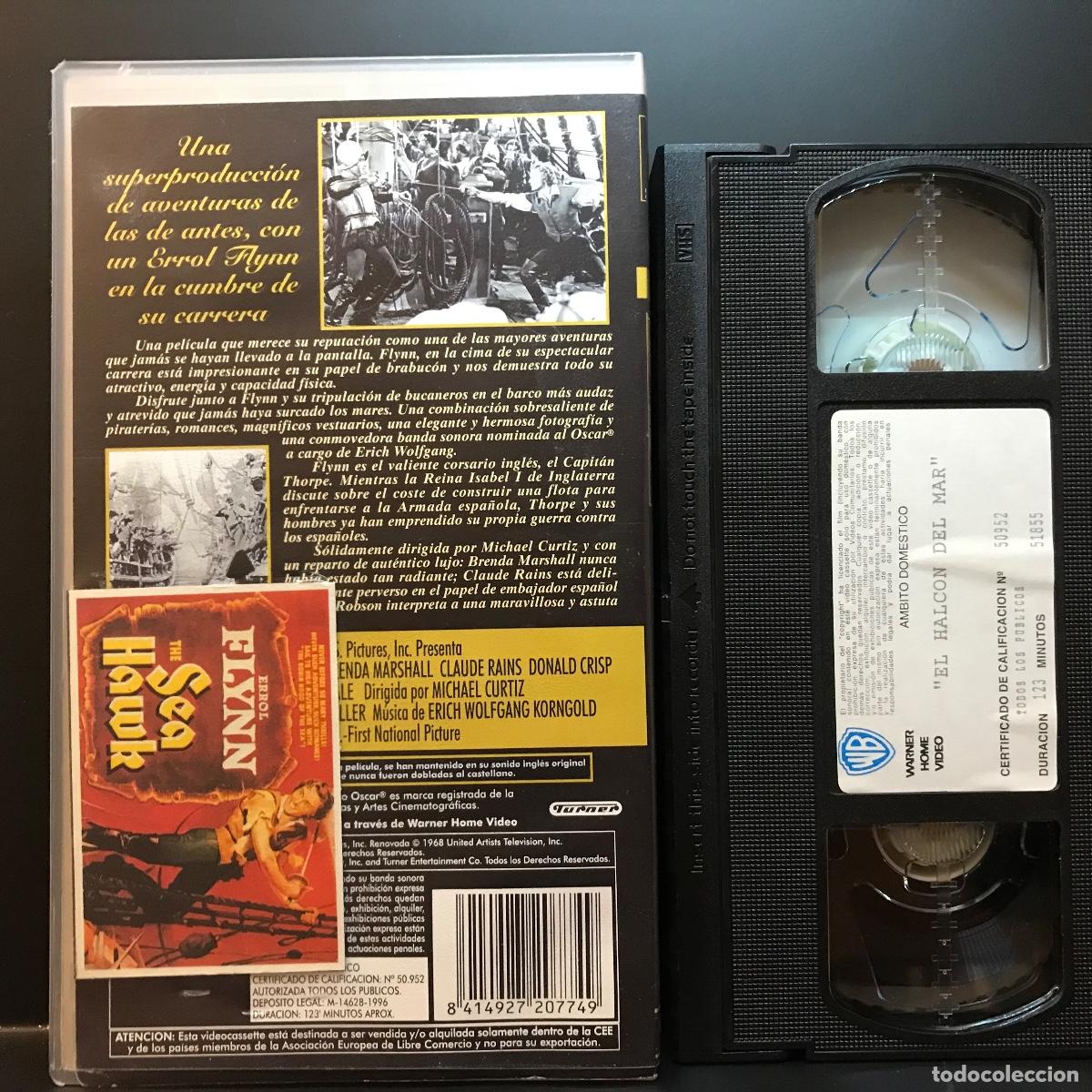 Cine: Michael Curtiz ● El halc&oacute;n del mar (1940) ● VHS - Foto 2