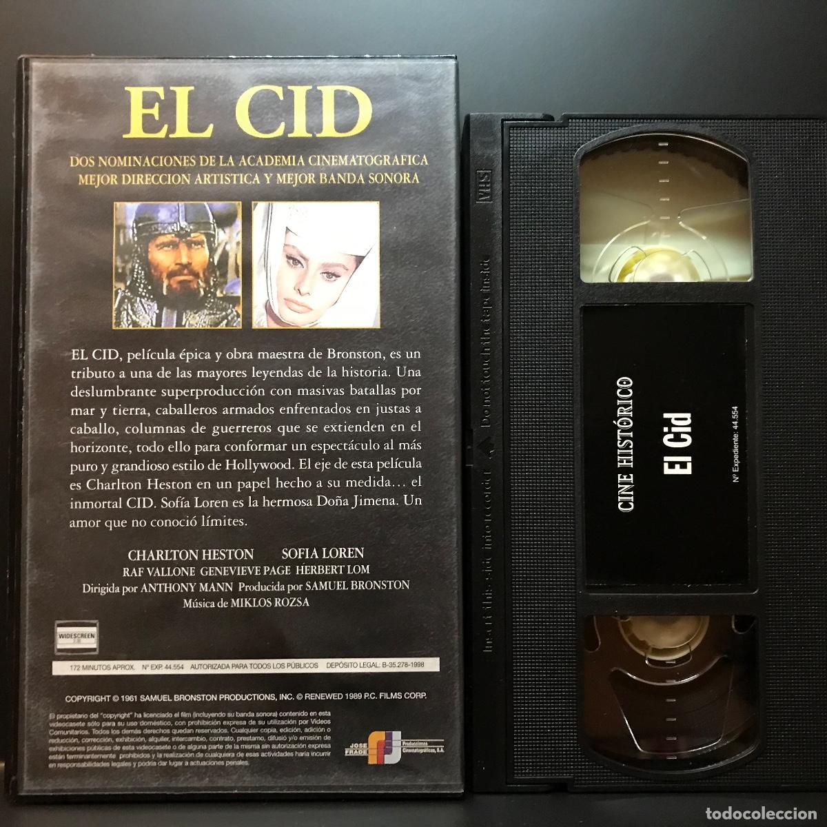 Cine: Anthony Mann ● El Cid (1961) ● VHS - Foto 2