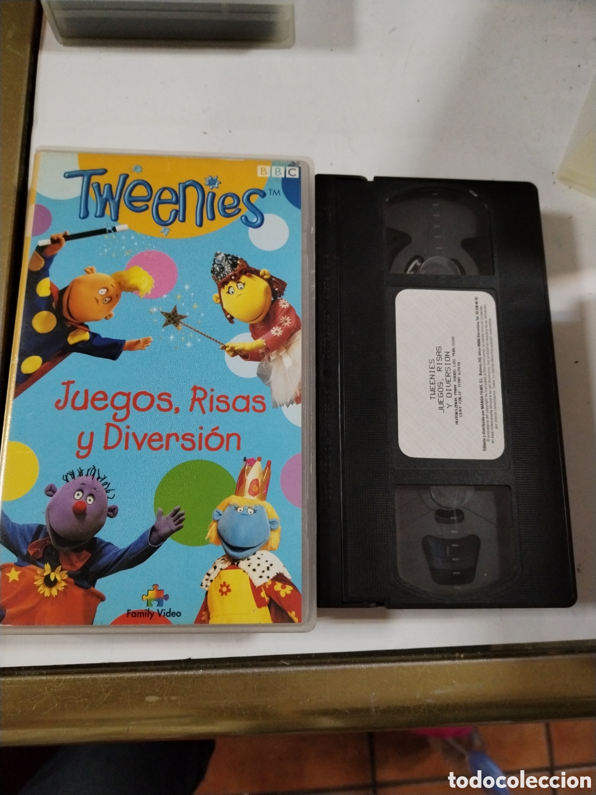 Cine: TWEENIES. JUEGOS, RISAS Y DIVERSI&Oacute;N. VHS - Foto 1